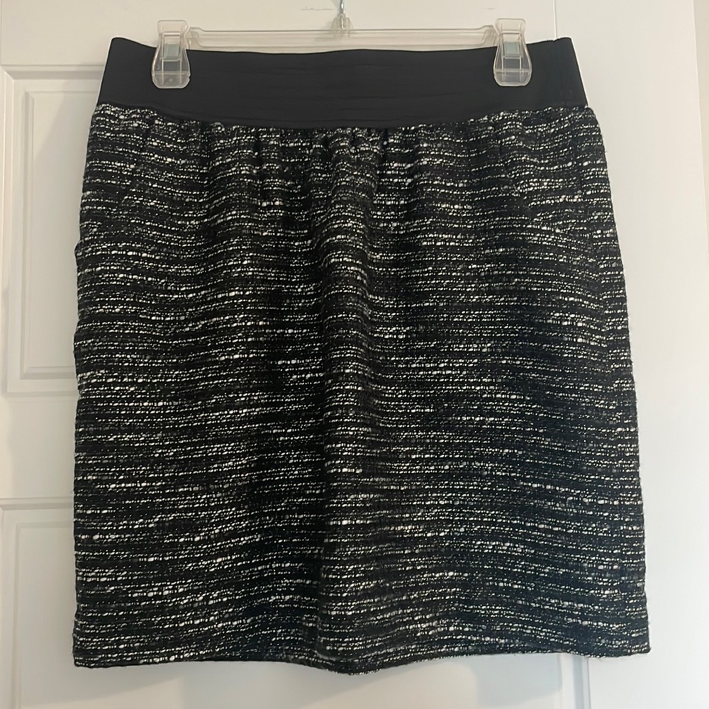 The Limited Black & White Skirt